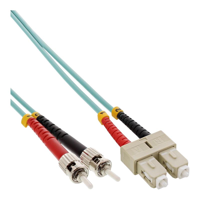 LWL Patchkabel SC/ST OM3 – Multimode Duplex, halogenfrei